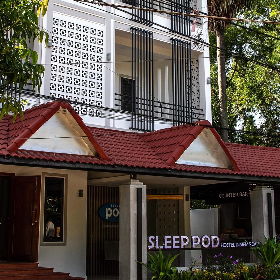 Sleep Pod Hostel Siem Reap Esterno foto